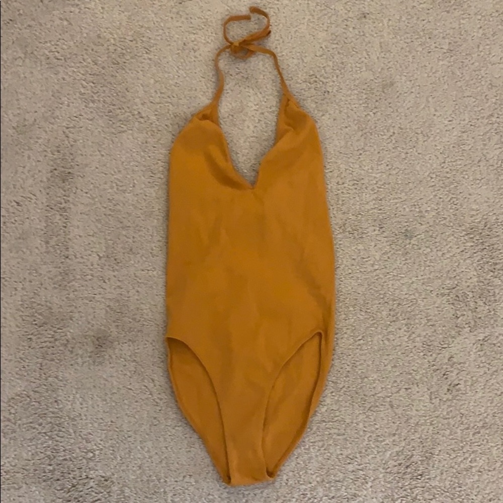Halter body suit